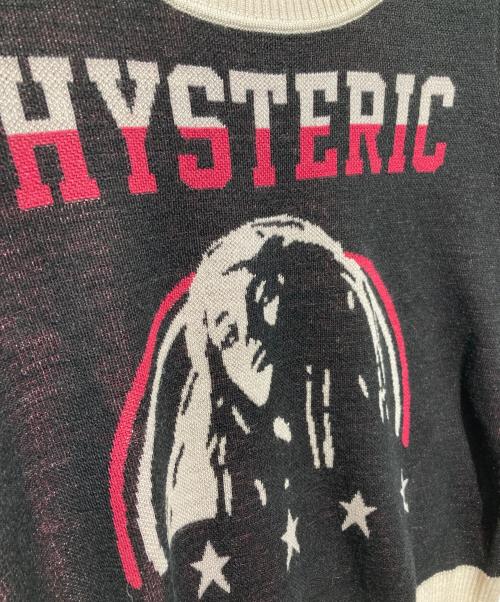 Hysteric Glamour（ヒステリックグラマー）Hysteric Glamour (ヒステリックグラマー) ヒスガールニット ブラック サイズ:FREEの古着・服飾アイテム