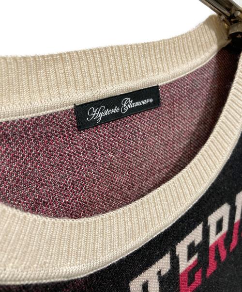 Hysteric Glamour（ヒステリックグラマー）Hysteric Glamour (ヒステリックグラマー) ヒスガールニット ブラック サイズ:FREEの古着・服飾アイテム