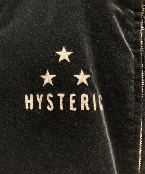 Hysteric Glamour（ヒステリックグラマー）Hysteric Glamour (ヒステリックグラマー) ベロアジャケット ブラック サイズ:Freeの古着・服飾アイテム