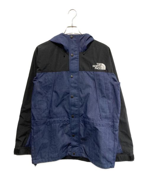 THE NORTH FACE（ザ ノース フェイス）THE NORTH FACE (ザ ノース フェイス) Mountain Light DENIM ブラック×ネイビー サイズ:Lの古着・服飾アイテム