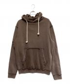 Maison Margielaメゾンマルジェラ）の古着「デコンストラクトパーカー」｜ブラウン