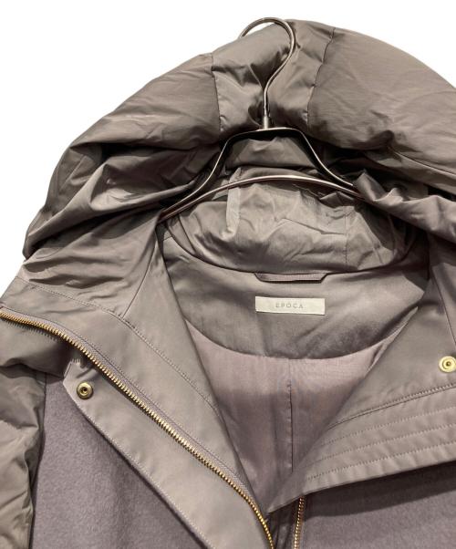 EPOCA（エポカ）EPOCA (エポカ) ダウン切替ウールコート グレー サイズ:38の古着・服飾アイテム