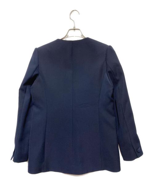 BORDERS at BALCONY（ボーダーズアットバルコニー）BORDERS at BALCONY (ボーダーズアットバルコニー) スワローテイルジャケット ネイビー サイズ:38の古着・服飾アイテム