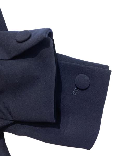 BORDERS at BALCONY（ボーダーズアットバルコニー）BORDERS at BALCONY (ボーダーズアットバルコニー) スワローテイルジャケット ネイビー サイズ:38の古着・服飾アイテム