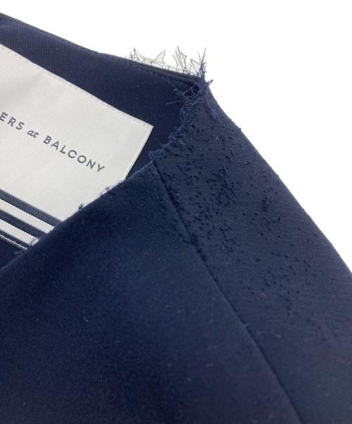 BORDERS at BALCONY（ボーダーズアットバルコニー）BORDERS at BALCONY (ボーダーズアットバルコニー) スワローテイルジャケット ネイビー サイズ:38の古着・服飾アイテム