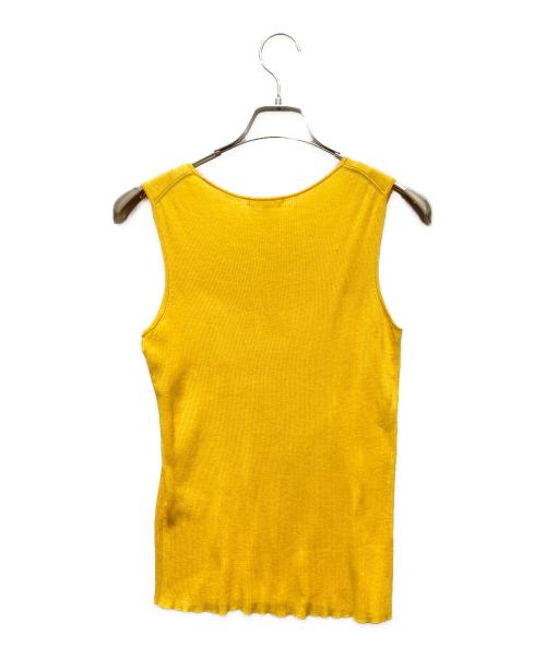 BLAMINK（ブラミンク）BLAMINK (ブラミンク) S C 18G RIB TANK タンクトップ イエロー サイズ:38の古着・服飾アイテム