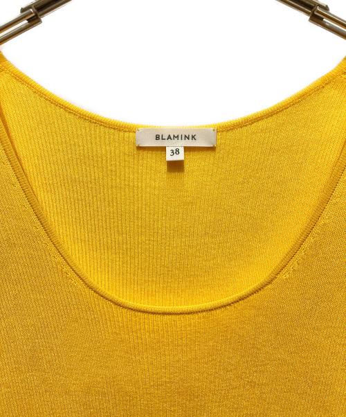 BLAMINK（ブラミンク）BLAMINK (ブラミンク) S C 18G RIB TANK タンクトップ イエロー サイズ:38の古着・服飾アイテム