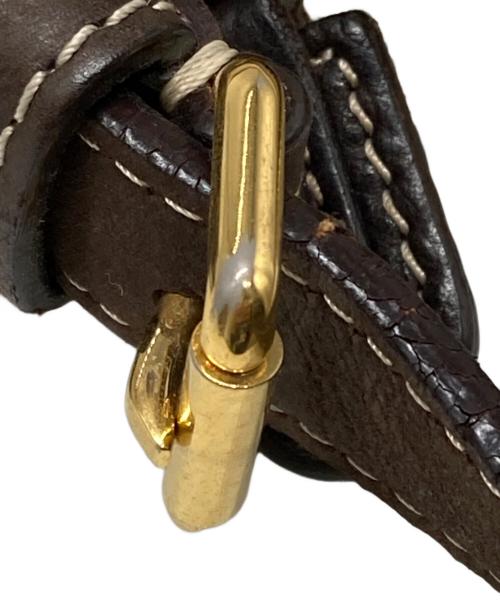 LOEWE（ロエベ）LOEWE (ロエベ) アナグラムスクエアショルダーバッグ ベージュの古着・服飾アイテム