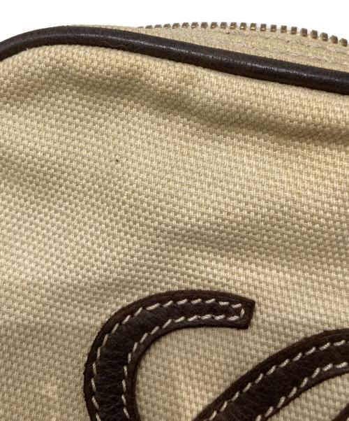 LOEWE（ロエベ）LOEWE (ロエベ) アナグラムスクエアショルダーバッグ ベージュの古着・服飾アイテム