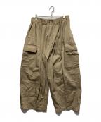 is-nessイズネス）の古着「BALLOON CARGO EZ PANTS」｜ベージュ