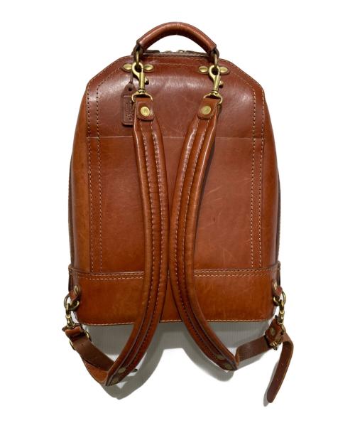 Herz（ヘルツ）Herz (ヘルツ) レザーリュック ブラウンの古着・服飾アイテム