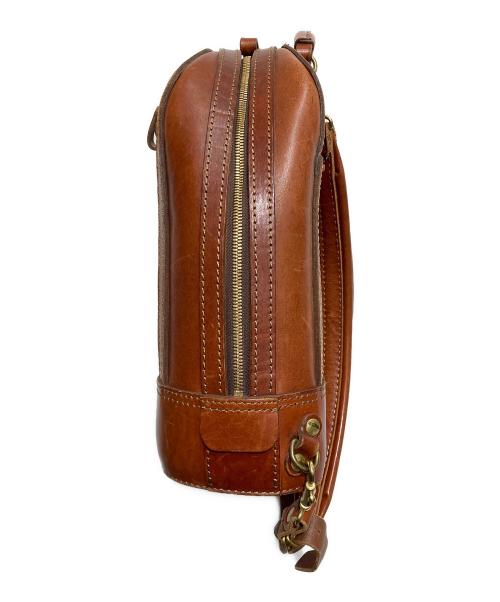 Herz（ヘルツ）Herz (ヘルツ) レザーリュック ブラウンの古着・服飾アイテム