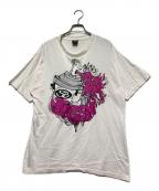 stussyステューシー）の古着「プリントTシャツ」｜ホワイト