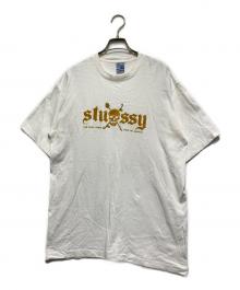 stussy（ステューシー）の古着「スカルプリントTシャツ」｜ホワイト