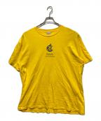 stussyステューシー）の古着「アップルプリントTシャツ/90s/USA/OLD STUSSY」｜イエロー