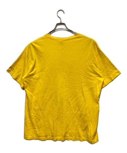 stussy（ステューシー）stussy (ステューシー) アップルプリントTシャツ/90s/USA/OLD STUSSY  イエロー サイズ:XLの古着・服飾アイテム