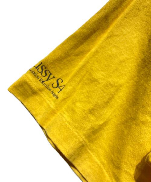 stussy（ステューシー）stussy (ステューシー) アップルプリントTシャツ/90s/USA/OLD STUSSY  イエロー サイズ:XLの古着・服飾アイテム