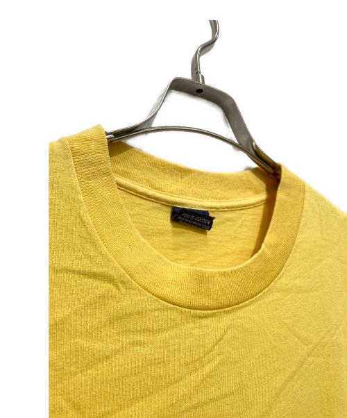 stussy（ステューシー）stussy (ステューシー) プリントTシャツ イエロー サイズ:Lの古着・服飾アイテム