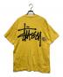 stussy (ステューシー) プリントTシャツ イエロー サイズ:L：7000円