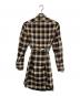 BURBERRY LONDON ENGLAND (バーバリー ロンドン イングランド) チェックワンピース ブラックブラウン サイズ:UK4：8000円