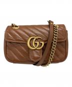 GUCCIグッチ）の古着「スモール ショルダーバッグ」｜ブラウン