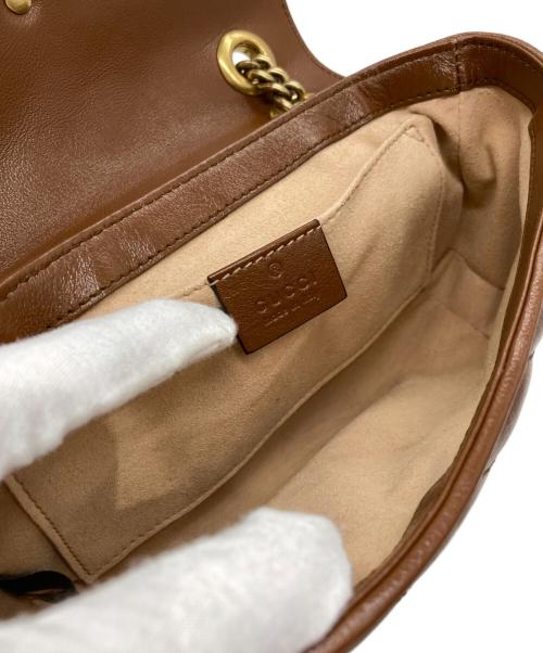 GUCCI（グッチ）GUCCI (グッチ) スモール ショルダーバッグ ブラウンの古着・服飾アイテム