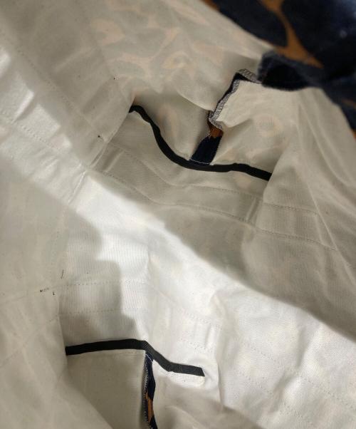 marimekko（マリメッコ）marimekko (マリメッコ) MONO CITY TOTE MINI UNIKKO ブラック×オレンジの古着・服飾アイテム