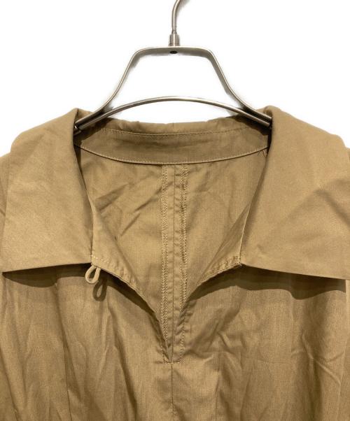 RAY BEAMS（レイ ビームス）RAY BEAMS (レイ ビームス) 25SSタック ウエスト シャツ ワンピース ブラウンの古着・服飾アイテム