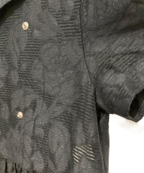 tricot COMME des GARCONS（トリココムデギャルソン）tricot COMME des GARCONS (トリココムデギャルソン) 半袖ワンピース ブラック サイズ:Mの古着・服飾アイテム