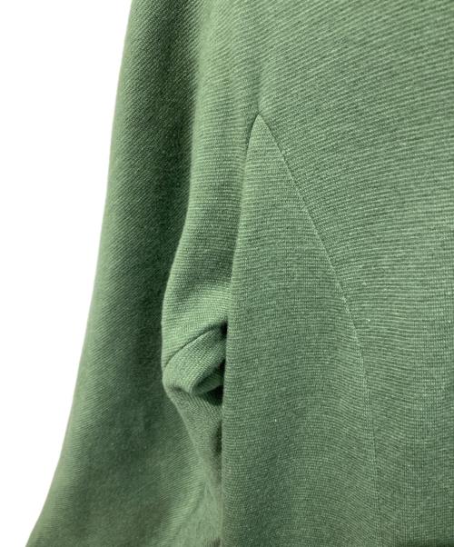 JURGEN LEHL（ヨーガンレール）JURGEN LEHL (ヨーガンレール) カシミヤ混スウェットワンピース グリーン サイズ:Mの古着・服飾アイテム