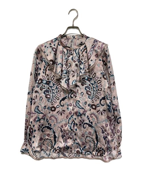 ANAYI（アナイ）ANAYI (アナイ) モダンペイズリー ブラウス ピンク サイズ:38の古着・服飾アイテム