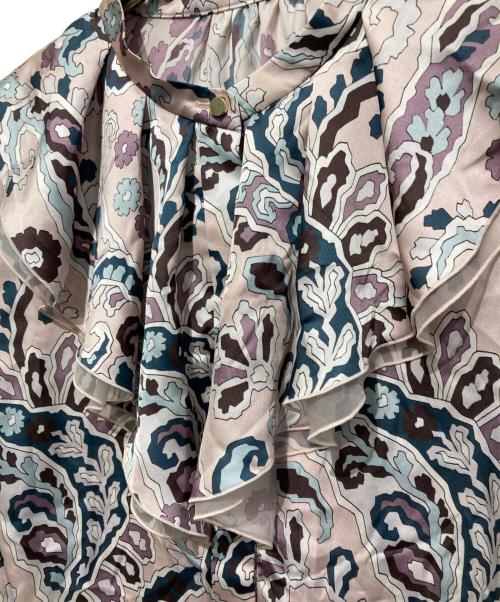 ANAYI（アナイ）ANAYI (アナイ) モダンペイズリー ブラウス ピンク サイズ:38の古着・服飾アイテム