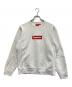 SUPREME（シュプリーム）の古着「ボックスロゴスウェット」｜ライトグレー