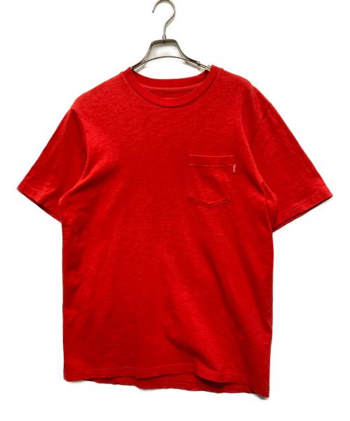SUPREME（シュプリーム）Supreme (シュプリーム) Pocket Tee レッド サイズ:Mの古着・服飾アイテム