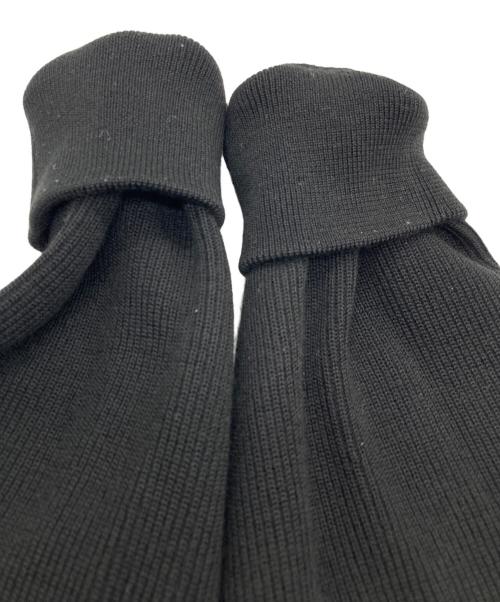 MONCLER（モンクレール）MONCLER (モンクレール) ナイロン切替ニットジップアップパーカー ブラック サイズ:XLの古着・服飾アイテム