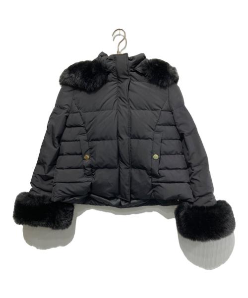 GRACE CONTINENTAL（（グレースコンチネンタル）GRACE CONTINENTAL (（グレースコンチネンタル) コンパクトダウンジャケット ブラック サイズ:36の古着・服飾アイテム