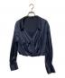 anuans（アニュアンス）の古着「キャミレイヤードカシュクールブラウス」｜ネイビー