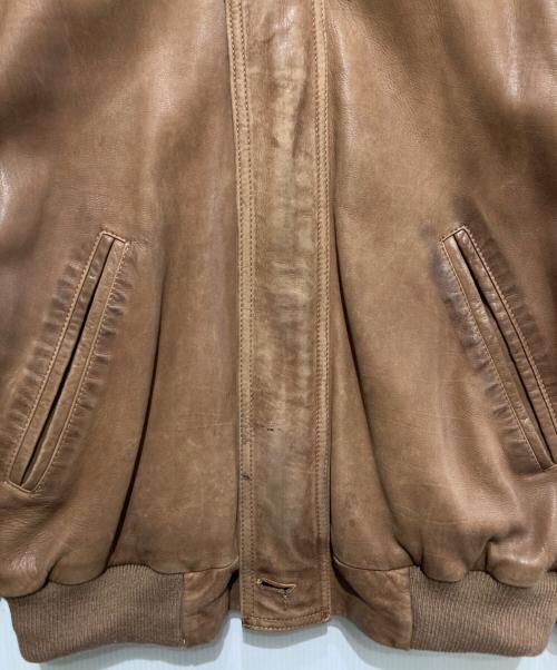 Christian Dior MONSIEUR（クリスチャンディオールムッシュ）Christian Dior MONSIEUR (クリスチャンディオールムッシュ) レザージャケット ブラウン サイズ:48の古着・服飾アイテム