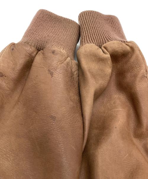 Christian Dior MONSIEUR（クリスチャンディオールムッシュ）Christian Dior MONSIEUR (クリスチャンディオールムッシュ) レザージャケット ブラウン サイズ:48の古着・服飾アイテム