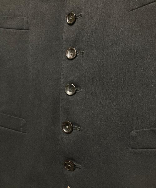 VINTAGE（ヴィンテージ）VINTAGE (ヴィンテージ) バックル付ウールベスト ブラック サイズ:不明の古着・服飾アイテム