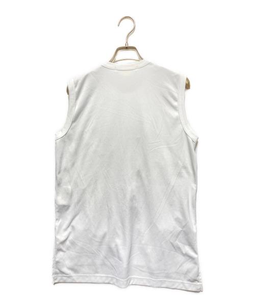COMME des GARCONS COMME des GARCONS（コムデギャルソン コムデギャルソン）COMME des GARCONS COMME des GARCONS (コムデギャルソン コムデギャルソン) ノースリーブカットソー ホワイト サイズ:Mの古着・服飾アイテム