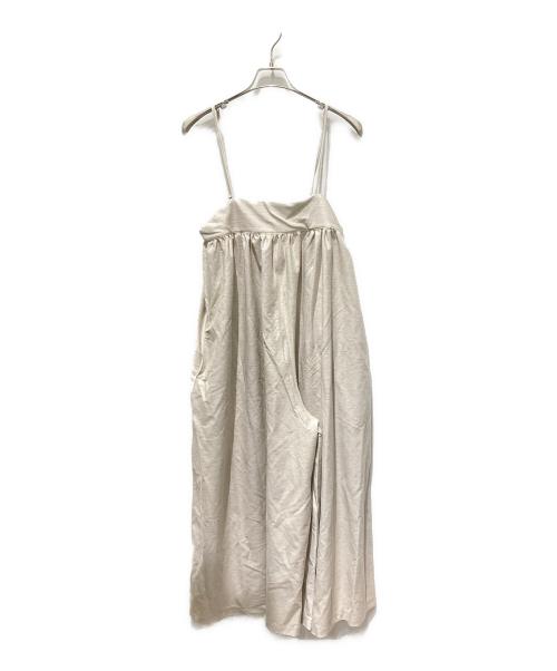 COGTHEBIGSMOKE（コグザビッグスモーク）COGTHEBIGSMOKE (コグザビッグスモーク) LINA OVERALLS/オーバーオール ベージュ サイズ:1の古着・服飾アイテム