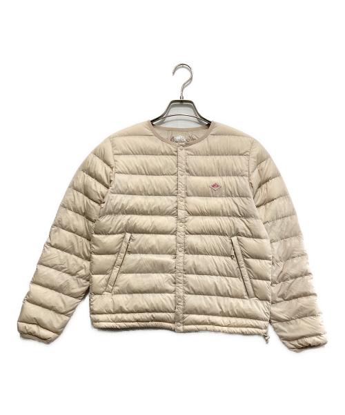 DANTON（ダントン）DANTON (ダントン) クルーネック インナーダウンジャケット ナチュラル サイズ:Sの古着・服飾アイテム