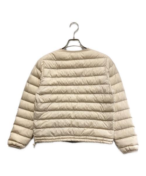 DANTON（ダントン）DANTON (ダントン) クルーネック インナーダウンジャケット ナチュラル サイズ:Sの古着・服飾アイテム