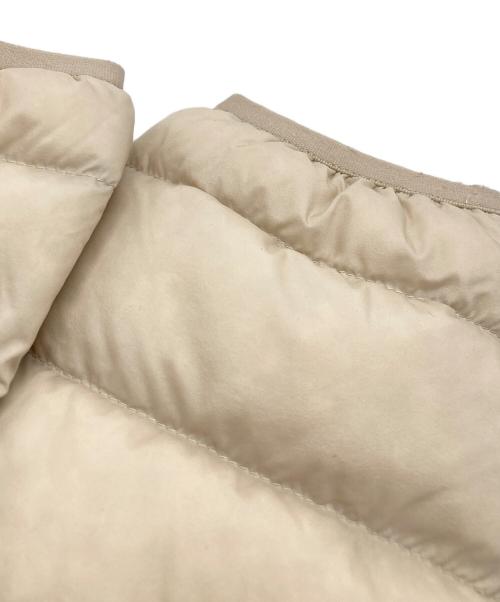 DANTON（ダントン）DANTON (ダントン) クルーネック インナーダウンジャケット ナチュラル サイズ:Sの古着・服飾アイテム