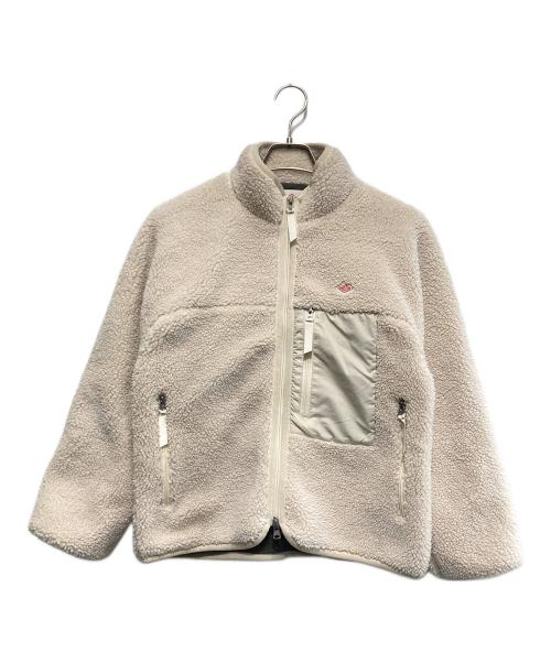 DANTON（ダントン）DANTON (ダントン) スタンドカラー ボアフリースジャケット アイボリー サイズ:Sの古着・服飾アイテム