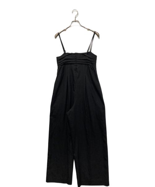 OUNNOUN（オウンノウン）OUNNOUN (オウンノウン) ワイドレッグオールインワン ブラック サイズ:Sの古着・服飾アイテム