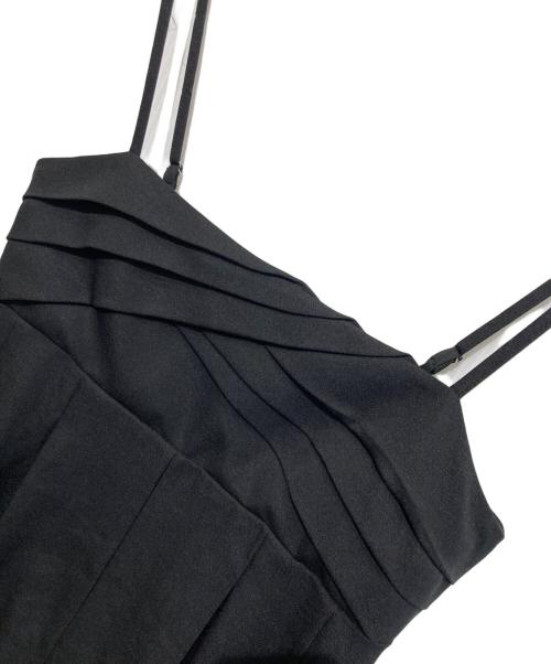 OUNNOUN（オウンノウン）OUNNOUN (オウンノウン) ワイドレッグオールインワン ブラック サイズ:Sの古着・服飾アイテム