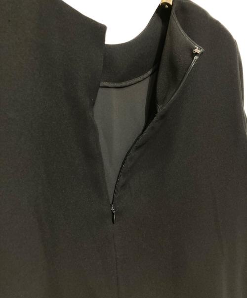 ENFOLD（エンフォルド）ENFOLD (エンフォルド) Aラインシルエットプルオーバー ブラック サイズ:Sの古着・服飾アイテム