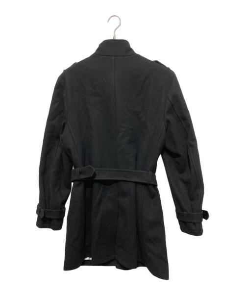 BURBERRY BLACK LABEL（バーバリーブラックレーベル）BURBERRY BLACK LABEL (バーバリーブラックレーベル) スタンドカラーコート ブラック サイズ:Lの古着・服飾アイテム
